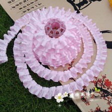 20M Pleated Ribbon Silky Satin