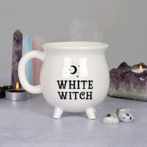 White witch cauldron - witch, mug