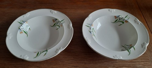 Two vintage bowls bluebell - two,