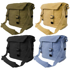Canvas Shoulder Bag Vintage Army Military Style Haversack Work Tool Webbing Sack