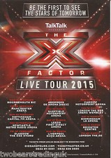 Event Promo Flyer: The X Factor Live Tour 2015
