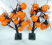 2 Pack Halloween Decorations 3D Pumpkin Tree Lights – Spooky Outdoor & Indoor