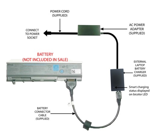 External laptop battery - external,