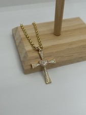 18K Gold Filled CZ Crucifix