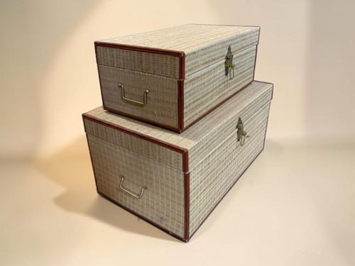 Graduated pair raffia - pair,