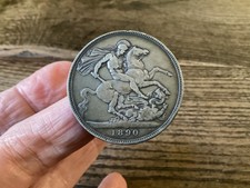 1890 VICTORIAN CROWN 0.925