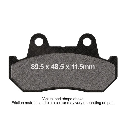 Ebc pad semi sintered brake - ebc, v