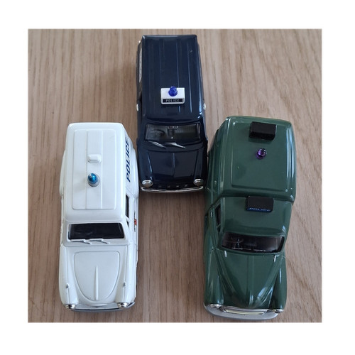 Oxford diecast police cars - diecast, set