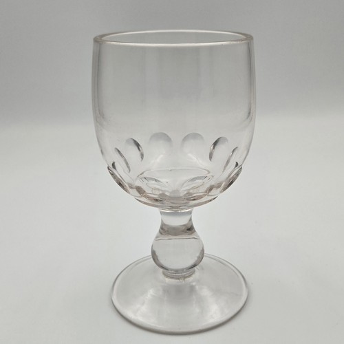 Heavy clear glass thumbprint - heavy,
