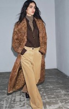 ZARA EMBROIDERED LONG COAT ZW