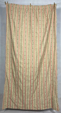 Vintage French Beautiful Floral Striped Printed Wall Hanging Curtain 230x131 cm