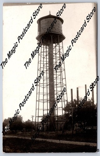 Steel lattice water tower - lattice,