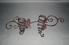 Metal Wine Rack Rustic Country