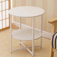 2 Tiers Round Bedside Table