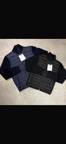 Moncler men black quilted - moncler,