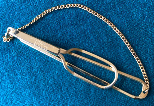 Stratton tie clip with - with, safety