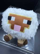 Mojang Minecraft Fluffy Sheep Soft Toy Plush Figure Teddy Gaming Character