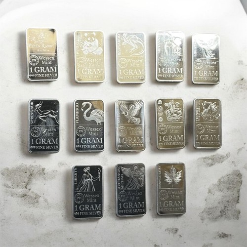 Wessex mint silver bars - wessex, 1g