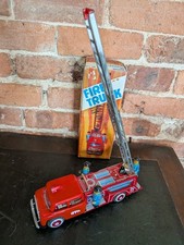 Vintage Tin Plate Fire Truck