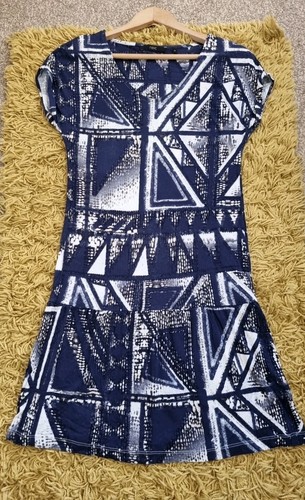 Size dress navy white - size,