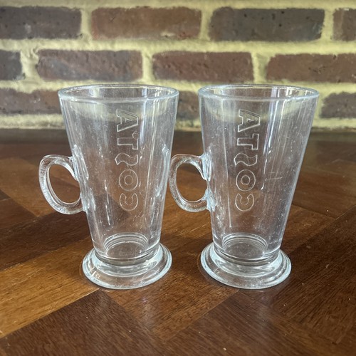 Costa coffee glass - 2x, logo