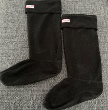Black Hunters boot  liners  for wellington boots size 7