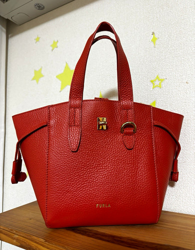 Furla pebbled leather - leather, tote