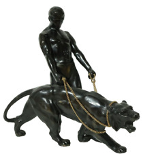Old Art Deco Bronze Figure 