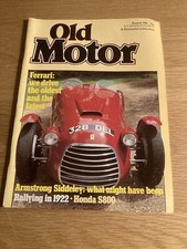 Old Motor Magazine - August