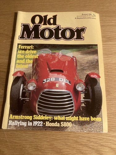Old motor magazine august - old,