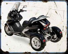 Honda Silverwing Trike Kit  4 A4 Photo Print Motorbike Vintage Aged