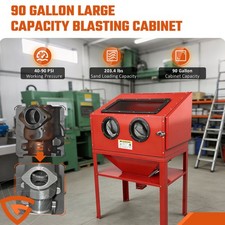 Sand Blasting Cabinet 220L Red