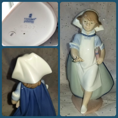 Young nurse lladro girl - young,