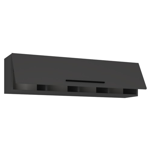 Wooden wall shelf folding