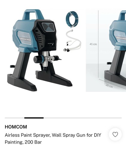 Homcom airless paint sprayer - airless,