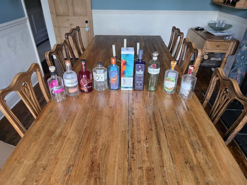 Empty gin bottles 3 - empty, 10
