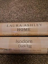 Laura Ashley Wallpaper Isodore Duck Egg W095948-A/I