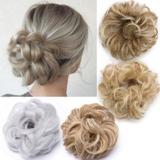 UK Curly Messy Bun Hair Piece