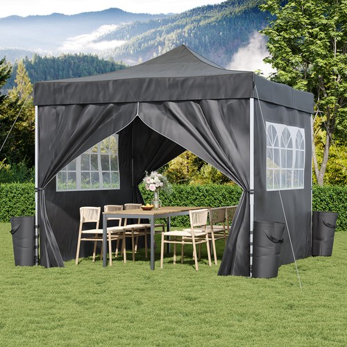 Pop gazebo top cover - up, side