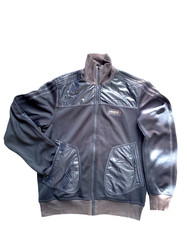 Adidas Track Jacket Safety Mens Zip Men's Size S Nylon Panels Original Full