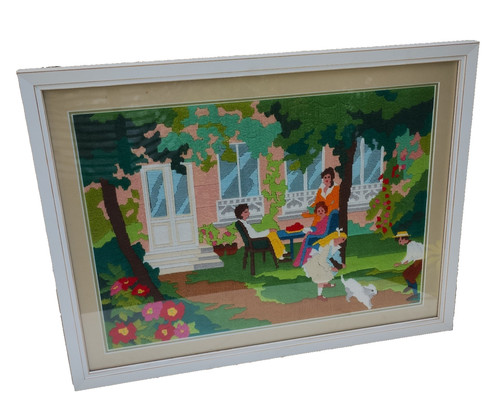 Vintage tapestry completed - vintage,