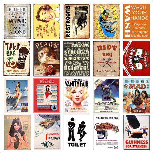 Various retro tin - tin, metal