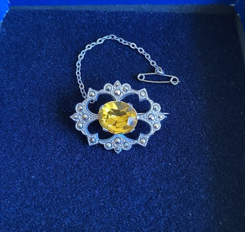 Vintage jewellery citrine - vintage,