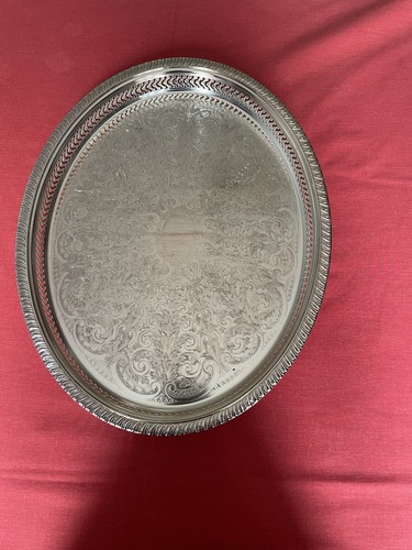 Silver plated oval - silver,