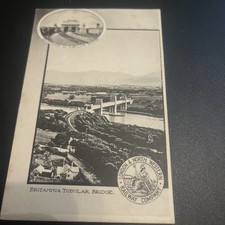 Vintage Postcard Britannia Tubular Bridge – London & North Western 