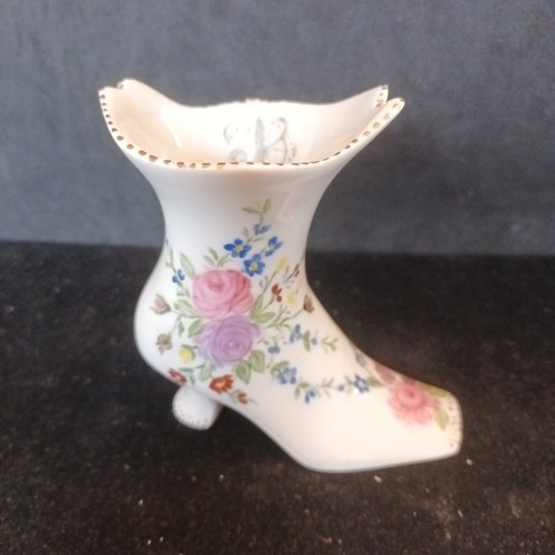 Limoges france porcelain boot - porcelain,