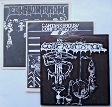 CONFRONTATION – JOB LOT 90 7” (x3) / HARDCORE PUNK GRINDCORE / TRIBAL WAR