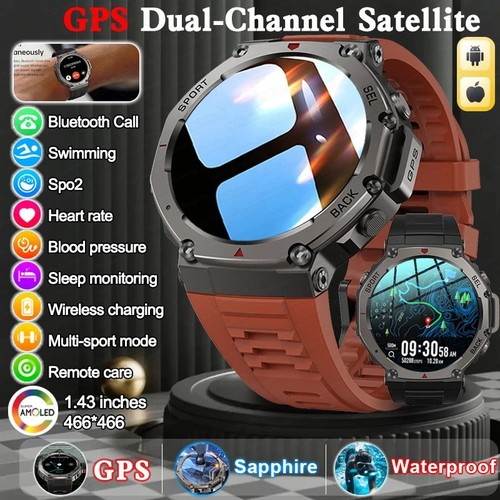 Military smart watch - military, gps