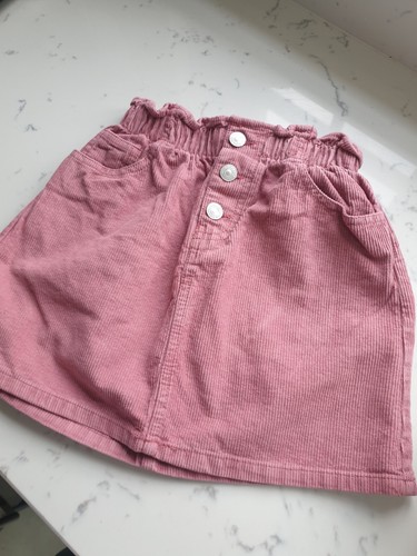 Zara girls pink corduroy skirt - zara,