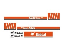 Bobcat X220 Mini Digger Decal